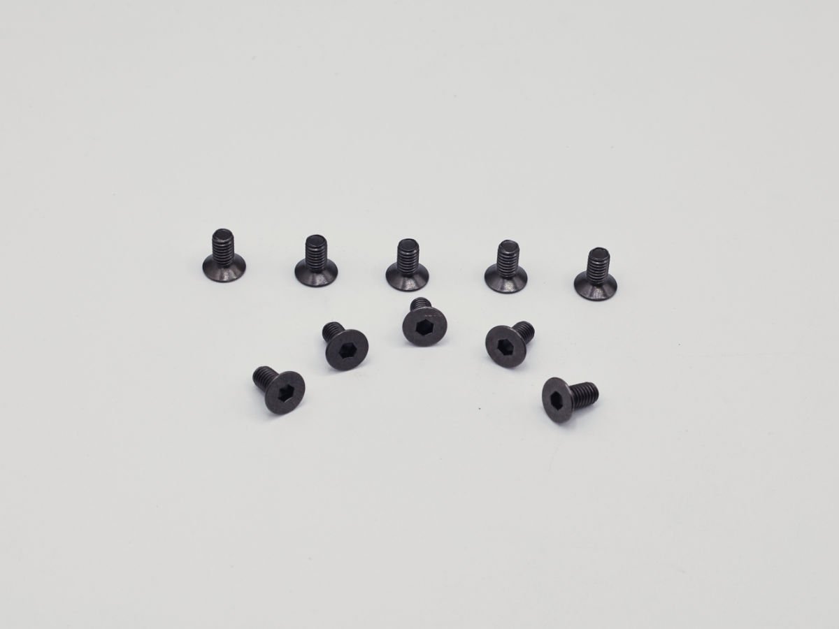 Premium 110° Countersunk Steel Screws M3x6mm (10pcs Pack)