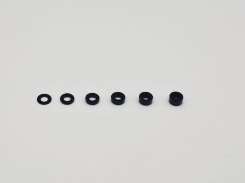 Precision Aluminum washer Black