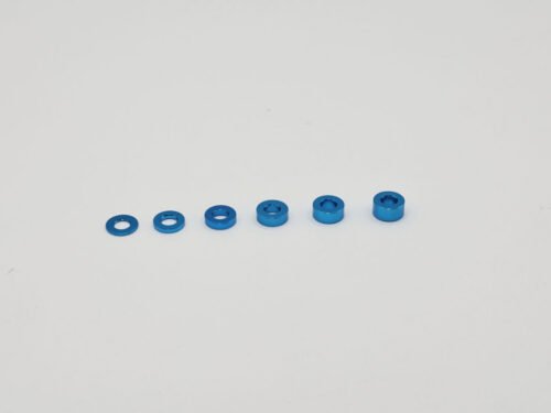 Precision Aluminum washer Blue