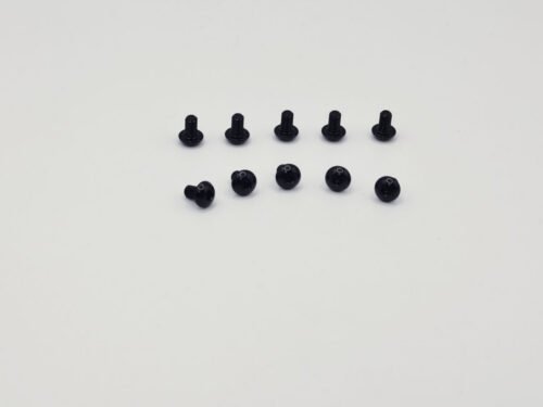 Precision Aluminum Screw M3x5 - Black Anodized (Round Head)